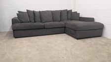 NEXT Parker Platform Charcoal Chaise Sofabed & Storage - Delivery Available