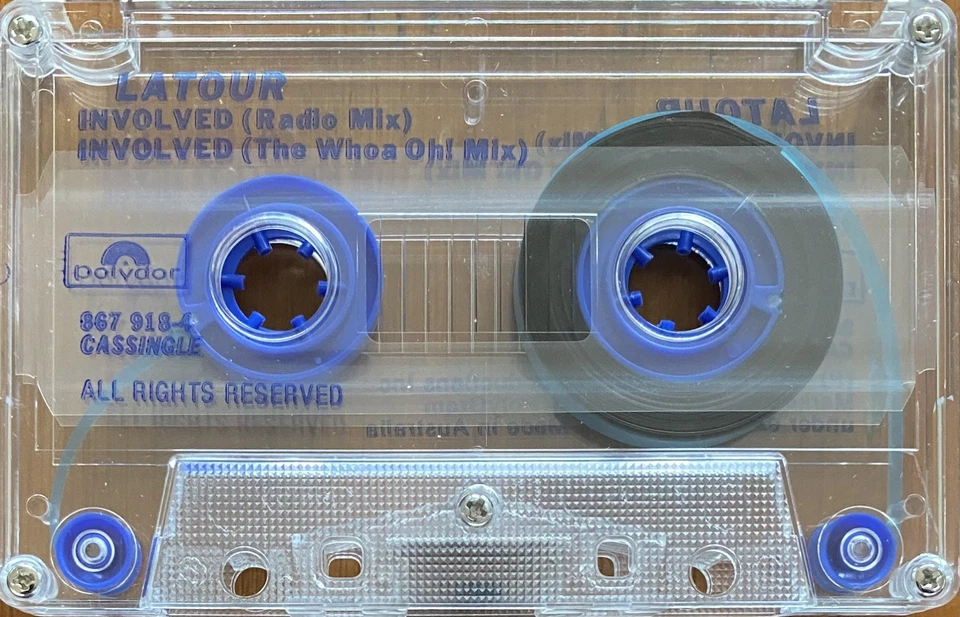 LaTour Involved Australian Cassette Cassingle  - Image 4 of 4