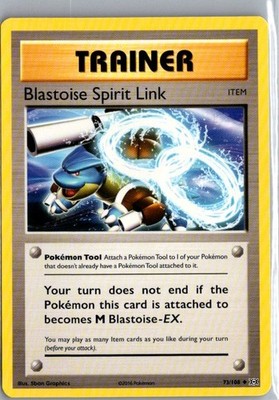 Blastoise Spirit Link 73/108 Uncommon Evolutions Pokemon Near Mint
