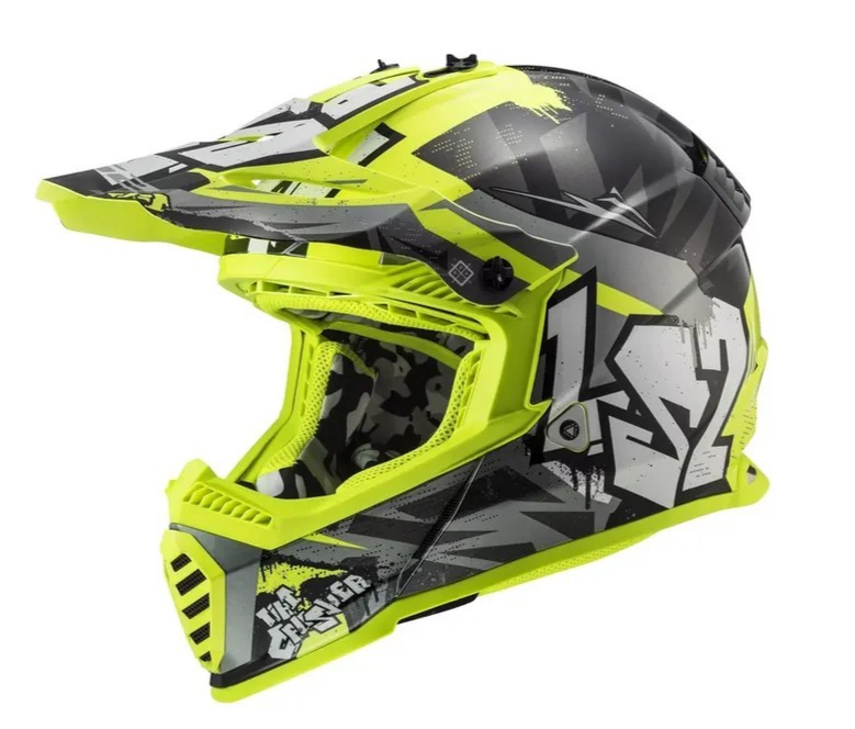 Children's Cross Motorcycle Helmet S - LS2 MX437J Fast Evo II Mini Crusher - - Image 2