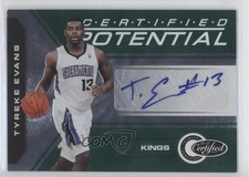 2010-11 Totally Certified Potential Green 3/5 Tyreke Evans #4 Auto 0q0