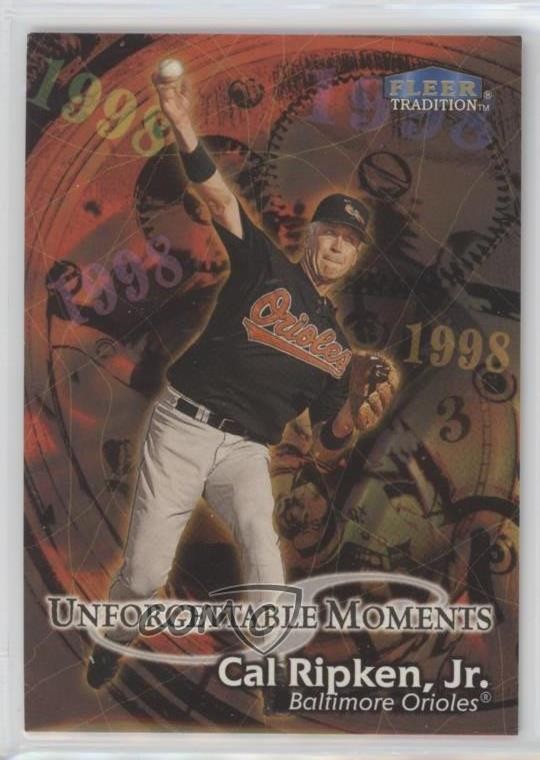 1998 Fleer Tradition Cal Ripken Jr #593 HOF 0n7b