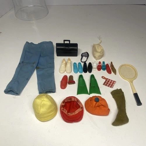Vintage Barbie Ken Doll 1960's Lot of Clothes & Accessories