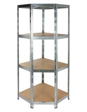 PARKSIDE Eckregal Schwerlastregal Werkstattregal Kellerregal Ecke 180x70x40 cm