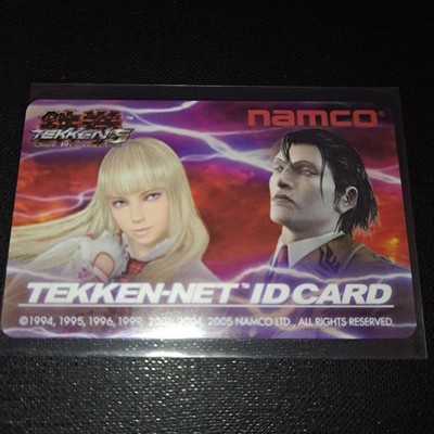 Tekken 5 DR Dark Resurrection NAMCO ID Karte Lili Dragunov