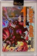 2024 Wild Card Alumination Dino-Might Luis Baez PRC 6/10 Rainbow Pulsar