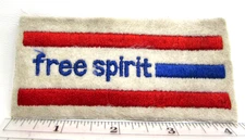 Vintage Free Spirit Sears Roebuck Bicycle Jacket Patch Retro 1970's