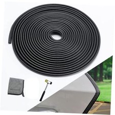 32.8 ft 10m Car Door Edge Guards Includes Mallet, Fits Most 32-4/5Ft black