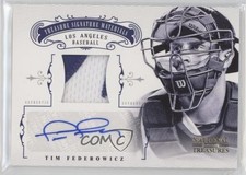 2012 Panini National Treasures Prime 6/25 Tim Federowicz #30 Auto 0o9