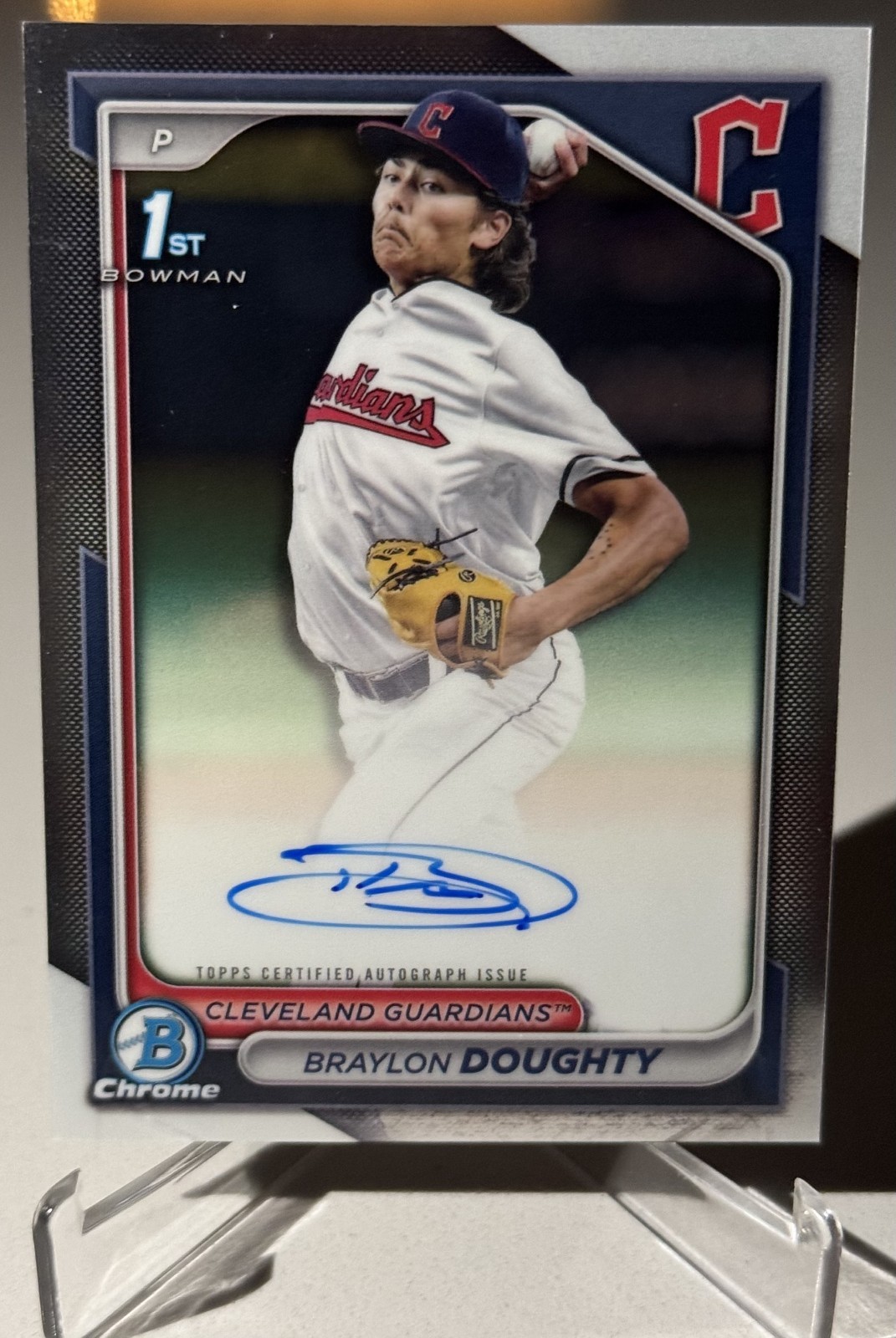 2024 Bowman Draft - Braylon Doughty - 1st Bowman - Chrome On-Card Auto!