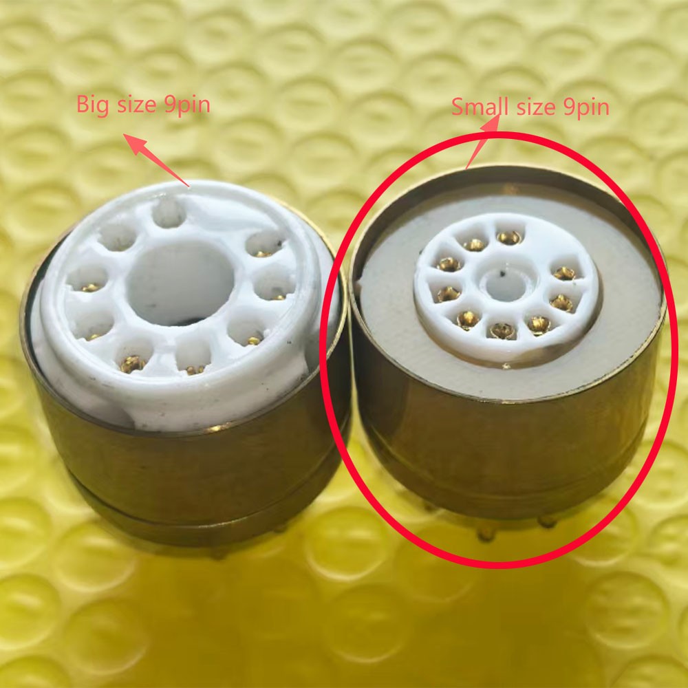 1PC Small pin 7868 to 7591 Vacuum TUBE SOCKET ADAPTER 7868 （top