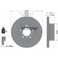 2X Textar 92238505 Bremsscheibe FüR BMW 3 1 4 F20 F21 F30 F80 F31 F34 F32 F82