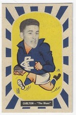 1957 VFL Kornies Mascots (26) Doug BEASY Carlton (Near Mint / Mint)