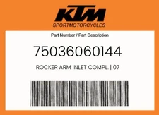 KTM Genuine Rocker Arm Inlet Compl. | 07 - 75036060144