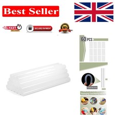 Mini Hot Glue Gun Sticks, 60 Pack – Strong, Clear, Dual Temp for Crafts 0.13 per stick