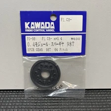 Kawada 64P 98T Spur Gear 64 Pitch 98 Tooth Pan Car F1 Vintage RC Tamiya W Balls
