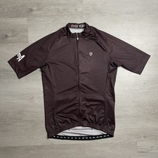 Attaquer Cycling Jersey Full Zip Short Sleeve Australia Men's Size L Black