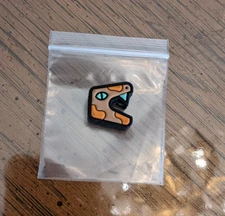 WKRMN “BattleSnake Snake Bite” (GITD Eyes & Fangs) Rubber EDC Lanyard Bead