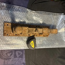  Laufriegel, Eisen. Monster Schiebeschloss. Schweres Tor Antik Riegel. Gewicht 10 Pfund.👀