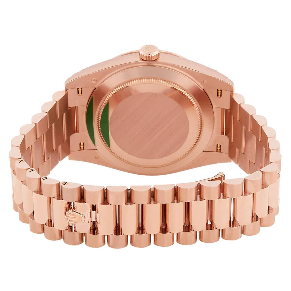 Rolex Day-Date 40 "Roda de data árabe especial" mostrador automático verde diamante masculino - Imagem 3 de 3