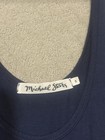 Michael Stars Theo Tank Jumpsuit Admiral Navy Cotton Blend Sz Small — photo 5