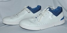 On Cloud Mens The Roger Advantage Shoes Sneakers White Blue Sz 12 Tennis Casual