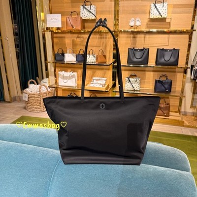 Tory Burch Nylon Large Tote 166469 Lightweight Women's Tote $300