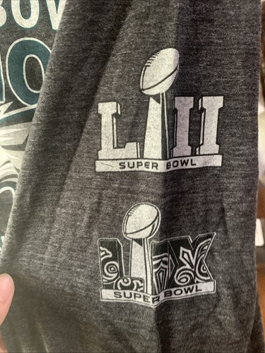 Philadelphia Eagles Majestic Threads Two-Time Super Bowl Champions Sky High Long - Picture 4 of 5