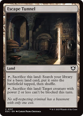 Magic Karte Commander: Edge of Eternities Escape Tunnel 157 Common *