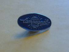 Vintage Campagnolo Lapel Pin Blue on Silver
