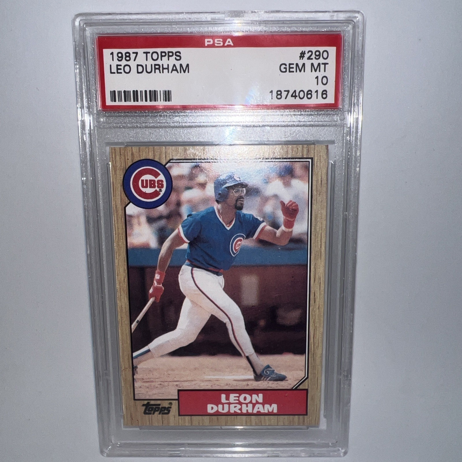 1987 Topps - Leon Durham #290 PSA 10 Pop 11