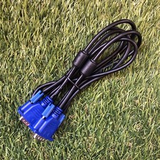 Space Shuttle-Z 5.75 ft Black  Blue 15-pin VGA Cable