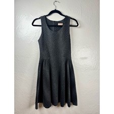 Love Ady Skater Dress Womens Small Gray Snake Skin Animal Print Mob Wife Y2K