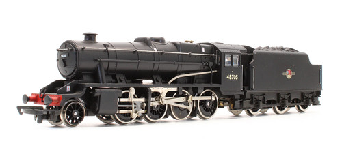 Locomotora de vapor Hornby BR de segunda mano negra 2-8-0 clase 8F '48705' | Condition: Used