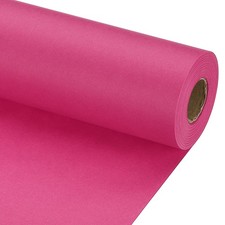 Wrapping Paper, 20" x 700"(59') 70 GSM Craft Packing Paper Dark Pink