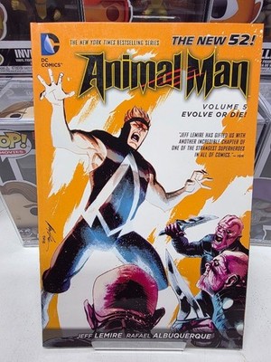 Animal Man Evolve or Die! Vol. 5 Jeff Lemire 2014 Paperback DC Comics TPB New 52