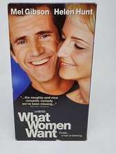 What Women Want VHS 2000 Romantic Comedy Mel Gibson Helen Hunt Paramount