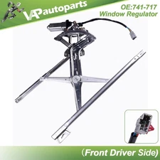 For 1990-1993 Honda Accord 4 Door Power Window Regulator Front Left with Motor