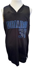 Adidas Black Jason Terry #31 Dallas Mavericks NBA Basketball Jersey Sz L  P17914