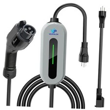 Level 1 and 2 Portable Ev Charger 16A, Electric Car Charger J1772 with 25ft