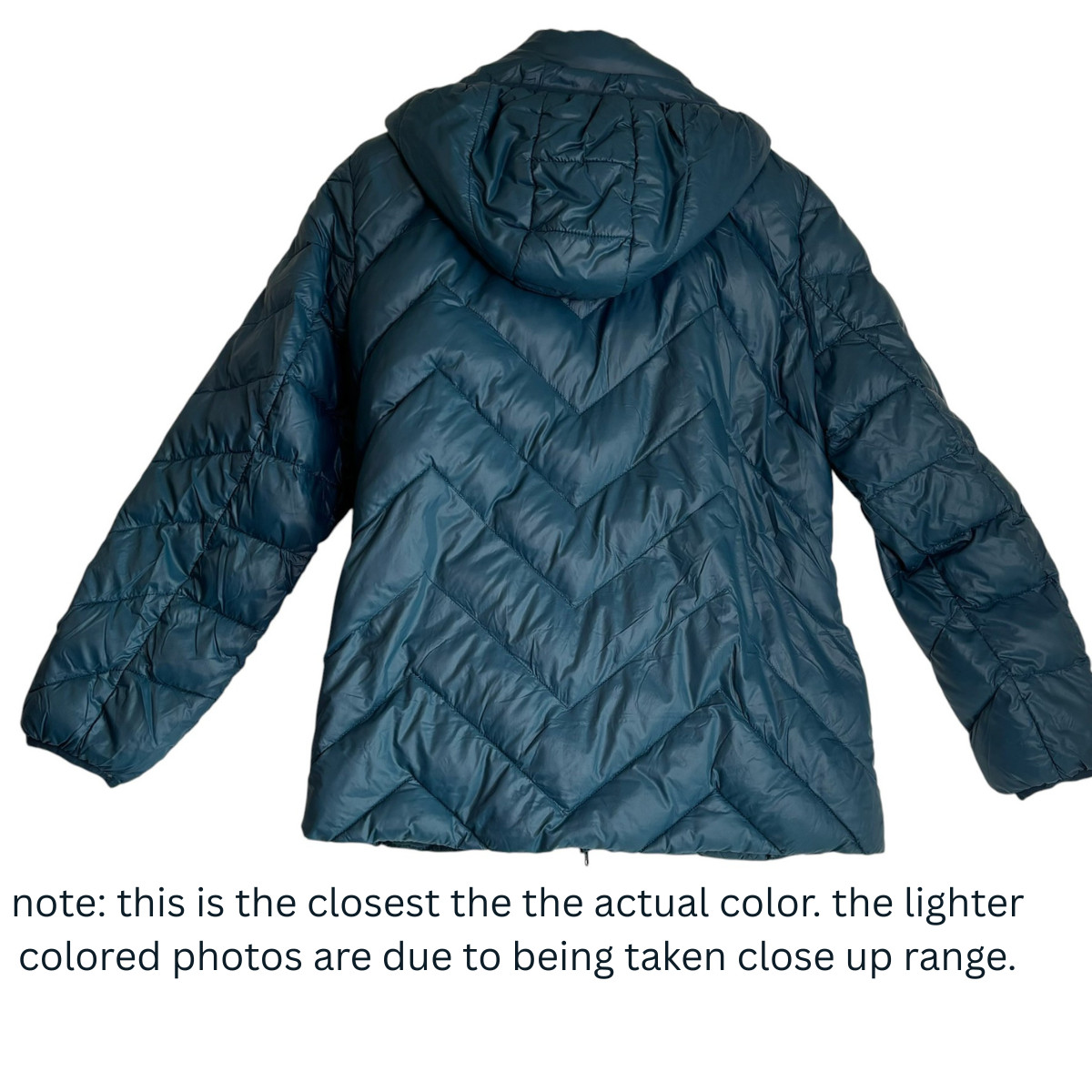 Lightweight Packable Down Puffer Jacket  XL Teal … - image 2