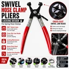 Swivel Jaw Hose Clamp Pliers Locking Tool For Fuel Coolant Radiator Hoses