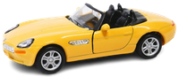 Welly Bmw Z8 Cabrio Gelb MaßStab 1:34 1:39 4,5 Zoll Diecast Auto In Box