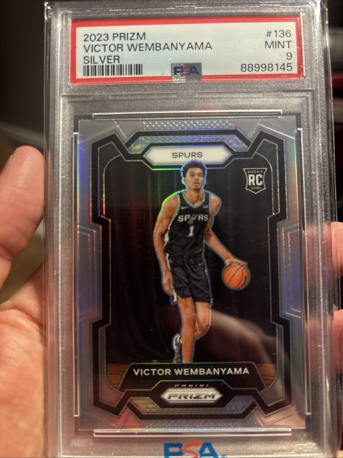 2023-24 Panini Prizm - Victor Wembanyama #136 Silver Prizm (RC)