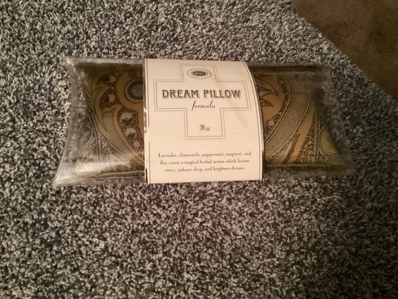 Jane, Inc. Olive SILK Dream Eye Pillow Formula Rx Aromatherapy Herbal Sachet
