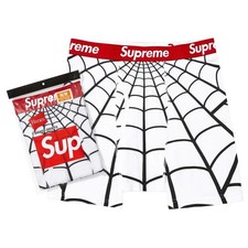 Supreme Hanes Spider-Man Boxer Briefs White Medium 2-Pack - Brand New