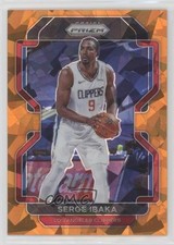 2021-22 Panini Prizm Orange Ice Prizm Serge Ibaka #18 2l4