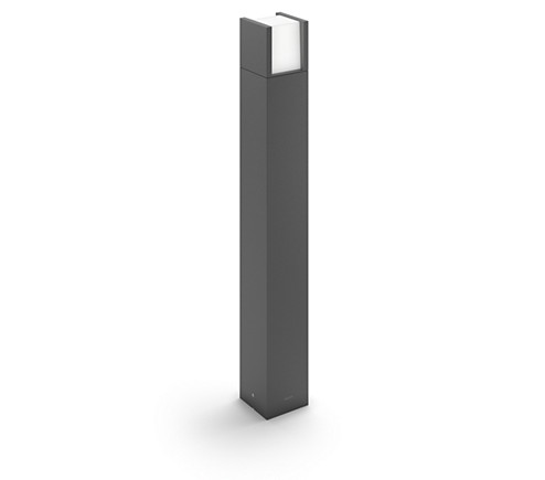 CHARCOAL FRAME LED GARDEN POST 6W WW ARBOUR 915005194101