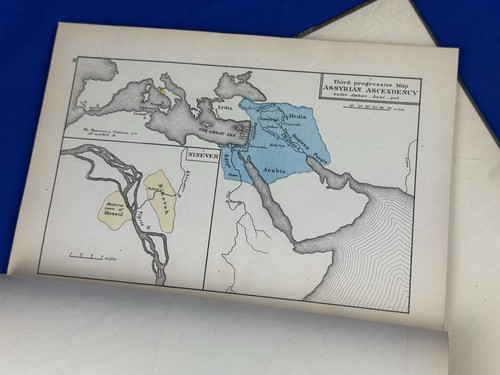 1884 Labberton's Historical Atlas ~ 51 Colored Plates ~ 7th & Enlarged Edition - Picture 7 of 24