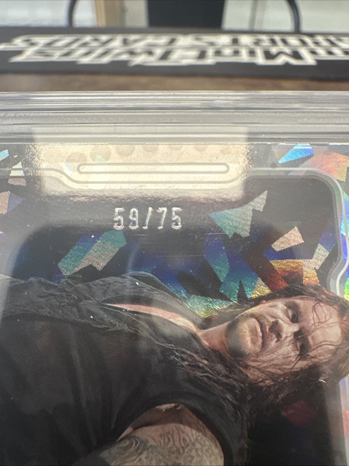 2024 Photogenic WWE Immortalized-Diamond /75 UNDERTAKER PSA 9 view 3
